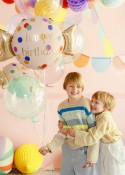 Ballon aluminium Bonbon ''Happy Birthday'', 61x37 cm, assortiment