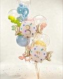Ballon aluminium Bonbon ''3'', 61x37 cm, assortiment