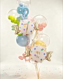 Ballon aluminium Bonbon ''7'', 61x37 cm, assortiment