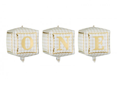 Ballons aluminium cubes...
