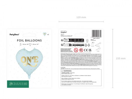 Ballon aluminium Cœur...
