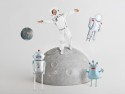 Ballon aluminium Robot, 37x80 cm, assortiment