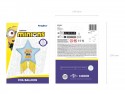 Ballon aluminium Étoile avec franges Minions, 72x72 cm, assortiment