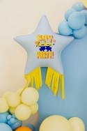 Ballon aluminium Étoile avec franges Minions, 72x72 cm, assortiment