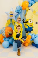 Ballon aluminium Étoile avec franges Minions, 72x72 cm, assortiment