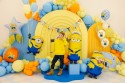 Ballon aluminium Étoile avec franges Minions, 72x72 cm, assortiment
