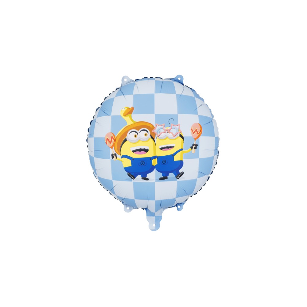 Ballon aluminium pastille Minions, 35x35 cm, assortiment