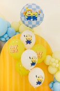Ballon aluminium pastille Minions, 35x35 cm, assortiment