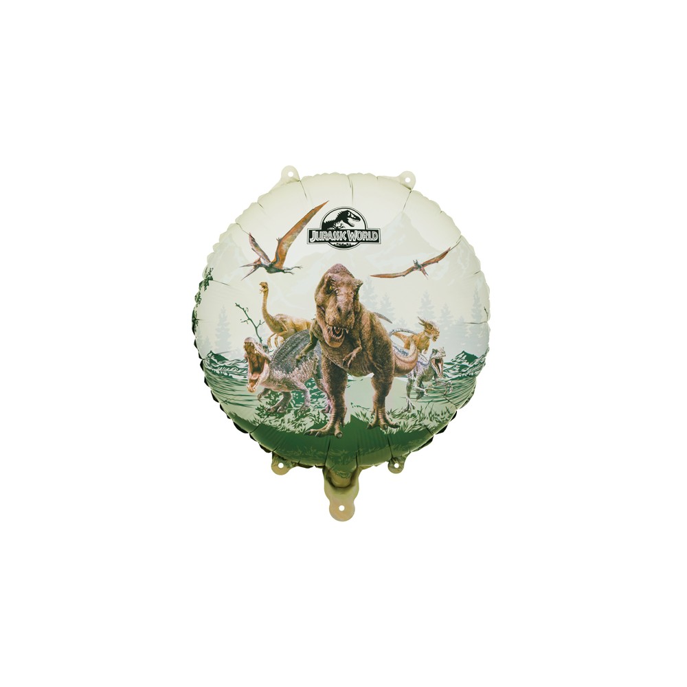 Ballon aluminium pastille Jurassic World, 35x35 cm, assortiment