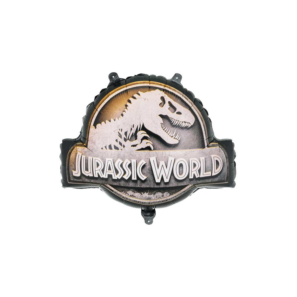 Ballon aluminium Logo Jurassic World, 45x37 cm, assortiment