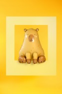 Ballon aluminium Capybara, 63x80 cm, assortiment