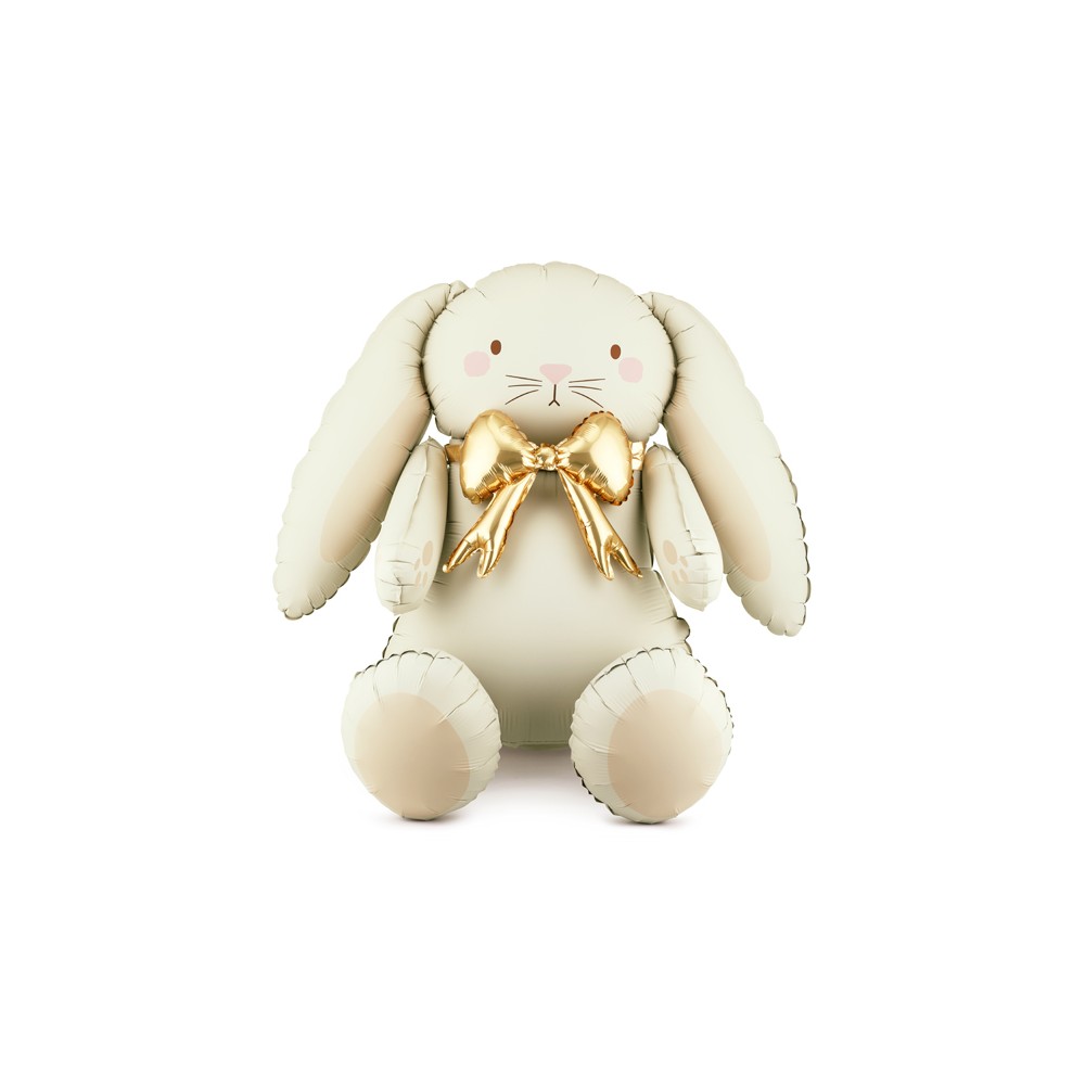 Ballon aluminium Lapin, 74x84 cm, assortiment