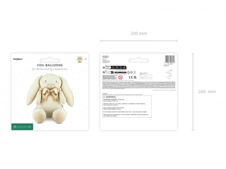 Ballon aluminium Lapin,...