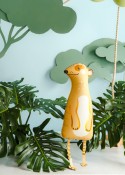 Ballon aluminium debout Suricate, 28x70 cm, assortiment