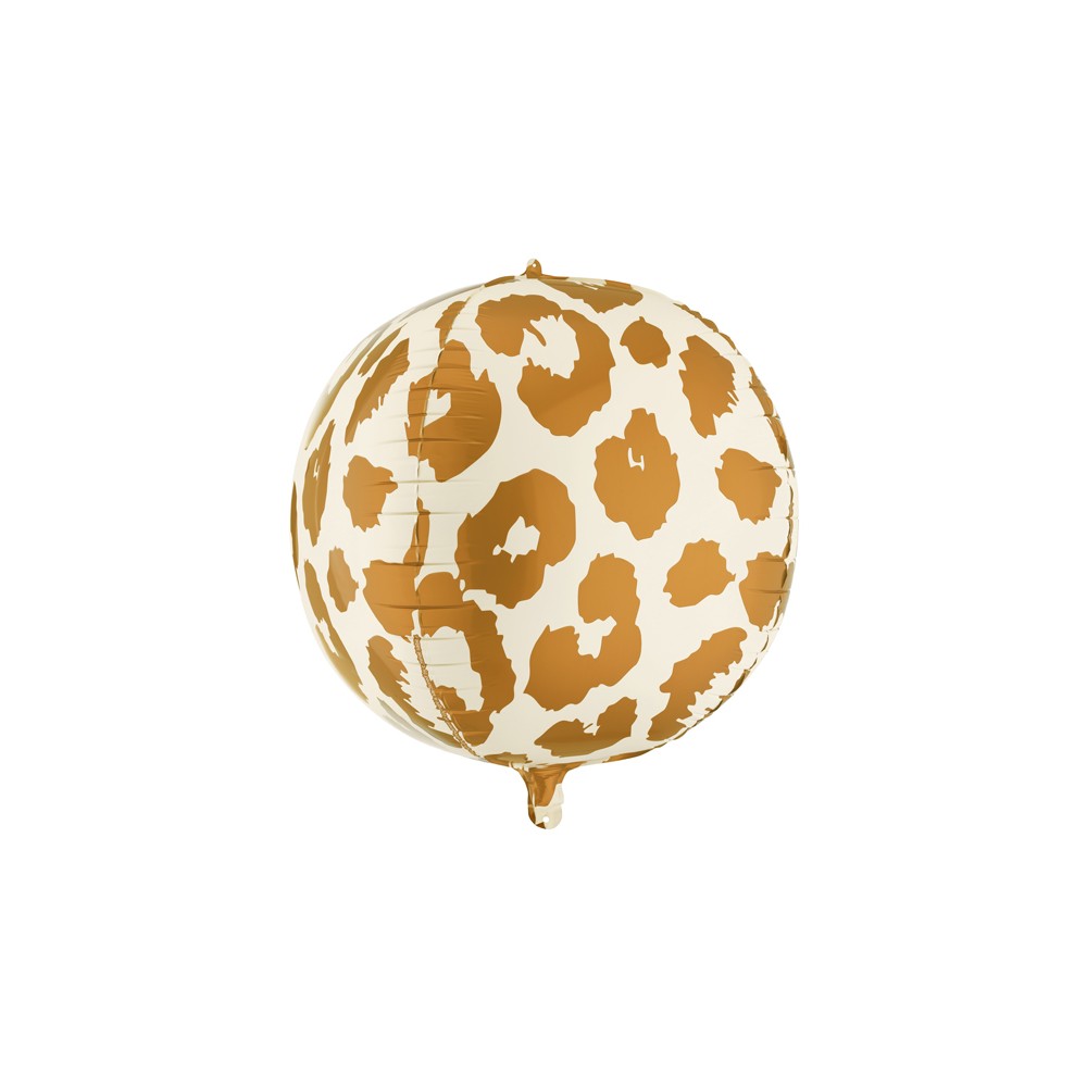 Ballon aluminium Balle à taches guépard, 75 cm, assortiment