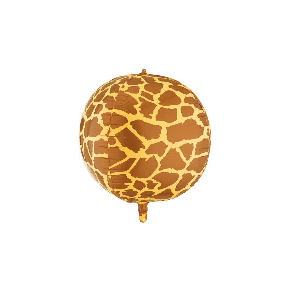 Ballon aluminium Balle à taches girafe, 75 cm, assortiment