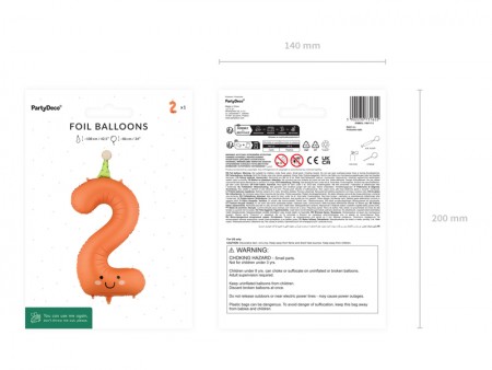 Ballon aluminium chiffre...