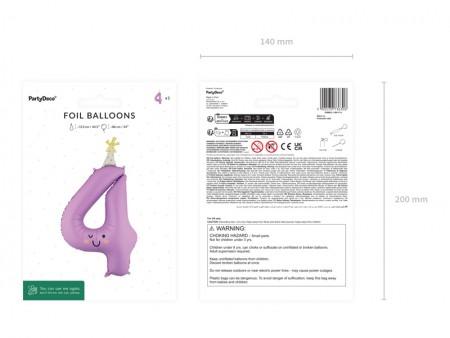 Ballon aluminium chiffre...