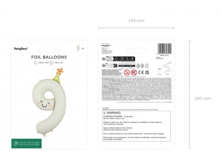 Ballon aluminium chiffre...
