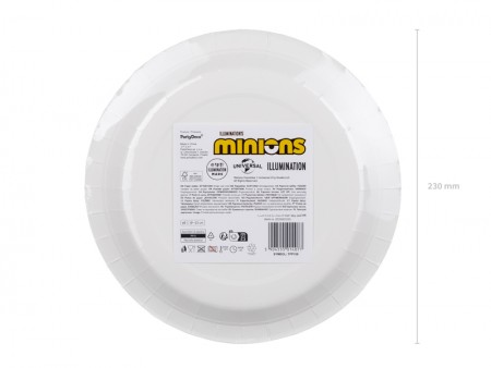 Assiettes Minions, 23 cm,...