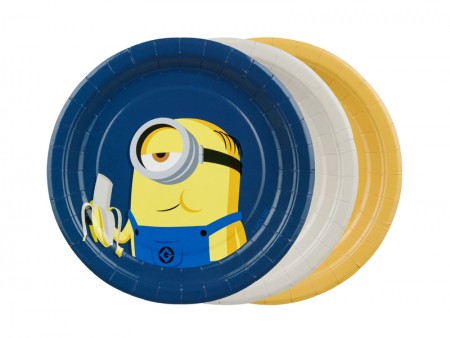 Assiettes Minions, 18 cm,...