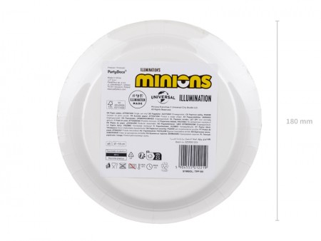 Assiettes Minions, 18 cm,...