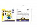 Ballon en aluminium Minion Mel, 72x64 cm, Mix