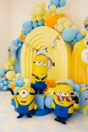 Ballon en aluminium Minion Mel, 72x64 cm, Mix