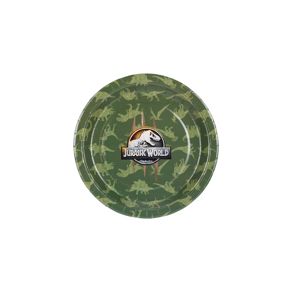 Assiettes Jurassic World, 23 cm, Mix