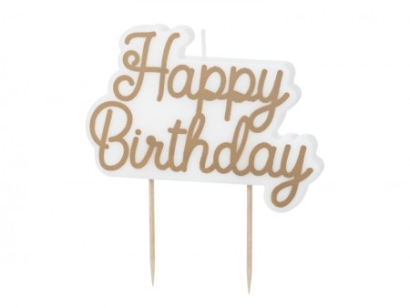 Bougie d’anniversaire Happy...