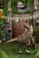 Ballon en aluminium Jurassic World T-Rex, 92x98 cm, marron
