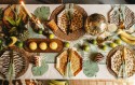 Assiettes Safari à taches, 23 cm, assortiment