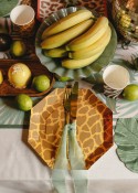 Assiettes Safari à taches, 23 cm, assortiment