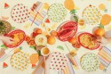 Assiettes Fruits, 20.5 cm, assortiment