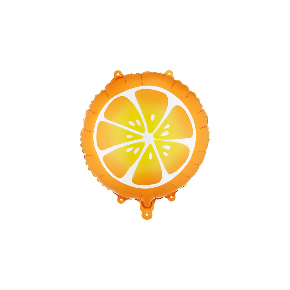 Ballon en aluminium Orange, 35 cm, orange