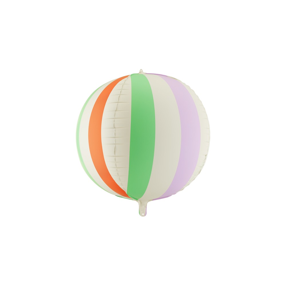 Ballon en aluminium Ballon rayé, 75 cm, assortiment