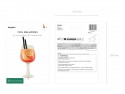 Ballon en aluminium Drink, 34x100 cm, assortiment