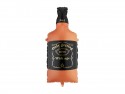 Ballon en aluminium Whisky, 34x86 cm, orange et noir