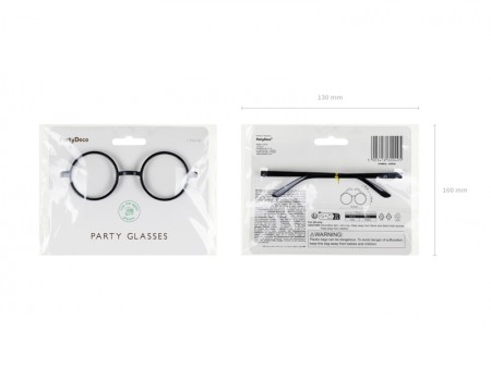 Lunettes de sorcier, noir