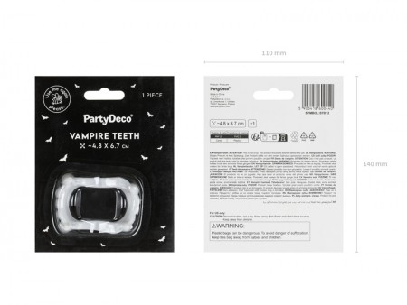 Dents de vampire, blanc