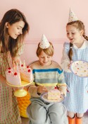 Assiettes Confetti, 23 cm, assortiment