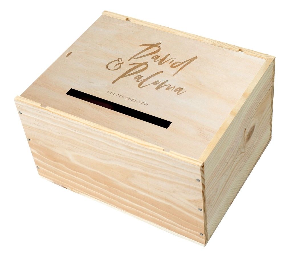 Urne en bois personnalisable "brush"