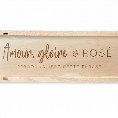 Caisse à vin en bois...