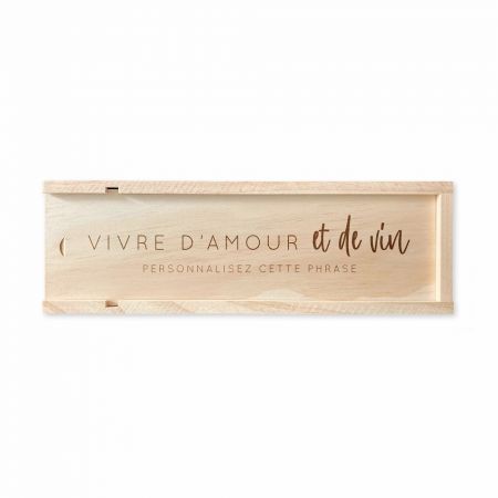 Caisse à vin en bois...