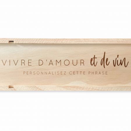 Caisse à vin en bois...