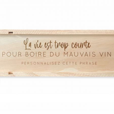 Caisse à vin en bois...