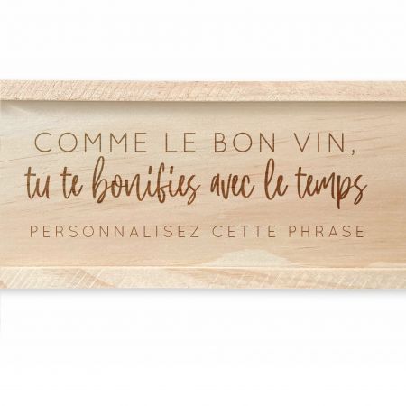 Caisse à vin en bois...