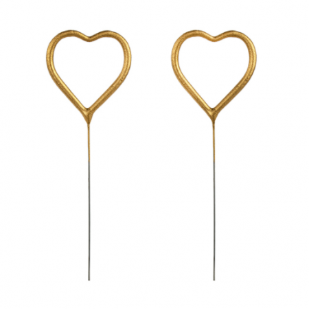 2 Cierges Coeur - or