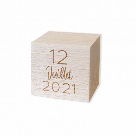 Cube en bois...