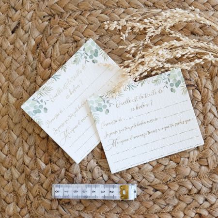 10 cartes "taille du...